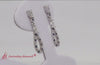 Load and play video in Gallery viewer, teardrop-diamond-earring-for-women-with-sapphire-in-white-gold-fdear8106-video