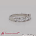 Thumbnail 6 - Horizontal Emerald Cut Classic Band