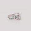 Load and play video in Gallery viewer, Marquise Cut Daisy Twisted Wedding Ring Set