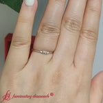 Load and play video in Gallery viewer, Thin Stack Baguette Ring
