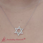Load and play video in Gallery viewer, star-of-david-delicate-diamond-pendant-in-white-gold-fdpd10836-fancyvideo
