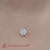 Load and play video in Gallery viewer, 1-carat-7-stone-flower-diamond-two-tone-pendant-in-yellow-gold-fdpd10840-fancyvideo