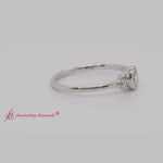 Load and play video in Gallery viewer, Petite Oval Bezel Simple Engagement Ring
