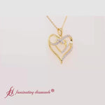 Load and play video in Gallery viewer, infinity-heart-pendant-in-14k-yellow-gold-fdpd11553-640
