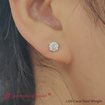 Load and play video in Gallery viewer, round-cut-diamond-stud-earring-1-carat-in-yellow-gold-fdear10411ro-fancyvideo
