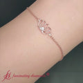 Thumbnail 6 - Cute Lotus Chain Bracelet