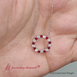 Load and play video in Gallery viewer, Beautiful Circle Anniversary Pendant
