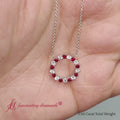 Thumbnail 52 - Beautiful Circle Anniversary Pendant
