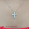 Load and play video in Gallery viewer, Name
milgrain-bezel-diamond-cross-pendant-in-white-gold-fdpd10799