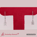 Thumbnail 3 - Elegant 1 Ct Pear Shape Lever Back Drops