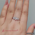 Thumbnail 3 - 5-stone-marquise-ring-1-carat-in-white-gold-fdewb8008mq-1-00-ct