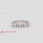 Load and play video in Gallery viewer, 2.50-carat-art-deco-diamond-eternity-wedding-band-in-white-gold-FDEWB123628PR
