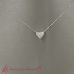 Load and play video in Gallery viewer, 2-carat-heart-shaped-solitaire-pendant-in-white-gold-FDPD8337HT
