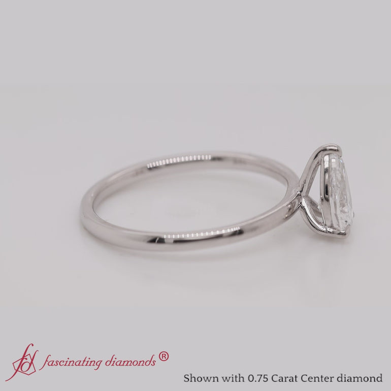 pear+diamond+thin+classic+engagement+ring+set+in+14k+white+gold-FD9358R