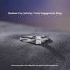 radiant-cut-infinity-twist-diamond-engagement-ring-in-14K-white-gold-FD8253RAR-720