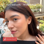 Load and play video in Gallery viewer, Round Stud Earring For Women
