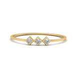 Load image into Gallery viewer, princess-3-stone-tiny-stackable-rings-in-yellow-gold-FD9395-NL-YG.jpg
