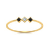 Load image into Gallery viewer, princess-3-stone-tiny-stackable-rings-with-black-diamond-in-yellow-gold-FD9395PRRGBLACK-NL-YG.jpg