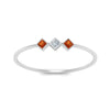 Load image into Gallery viewer, princess-3-stone-tiny-stackable-rings-with-orange-sapphire-in-white-gold-FD9395PRRGSAOR-NL-WG.jpg
