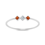 Load image into Gallery viewer, princess-3-stone-tiny-stackable-rings-with-orange-sapphire-in-white-gold-FD9395PRRGSAOR-NL-WG.jpg
