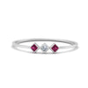 Load image into Gallery viewer, princess-3-stone-tiny-stackable-rings-with-pink-sapphire-in-white-gold-FD9395PRRGSADRPI-NL-WG.jpg