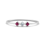 Load image into Gallery viewer, princess-3-stone-tiny-stackable-rings-with-pink-sapphire-in-white-gold-FD9395PRRGSADRPI-NL-WG.jpg
