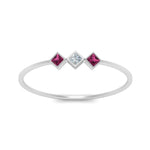 Load image into Gallery viewer, princess-3-stone-tiny-stackable-rings-with-pink-sapphire-in-white-gold-FD9395PRRGSADRPI-NL-WG.jpg
