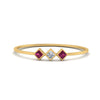 Load image into Gallery viewer, princess-3-stone-tiny-stackable-rings-with-pink-sapphire-in-yellow-gold-FD9395PRRGSADRPI-NL-YG.jpg