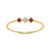 Load image into Gallery viewer, princess-3-stone-tiny-stackable-rings-with-pink-sapphire-in-yellow-gold-FD9395PRRGSADRPI-NL-YG.jpg