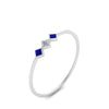 Load image into Gallery viewer, princess-3-stone-tiny-stackable-rings-with-sapphire-in-white-gold-FD9395PRRGSABL-NL-WG.jpg