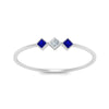 Load image into Gallery viewer, princess-3-stone-tiny-stackable-rings-with-sapphire-in-white-gold-FD9395PRRGSABL-NL-WG.jpg