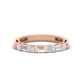 Thumbnail 1 - princess-and-baguette-diamond-bar-set-wedding-band-in-rose-gold-FD11342B-NL-RG