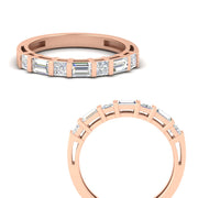 princess-and-baguette-diamond-bar-set-wedding-band-in-rose-gold-FD11342BANGLE3-NL-RG