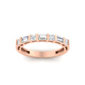 Thumbnail 5 - princess-and-baguette-diamond-bar-set-wedding-band-in-rose-gold-FD11342BANGLE5-NL-RG