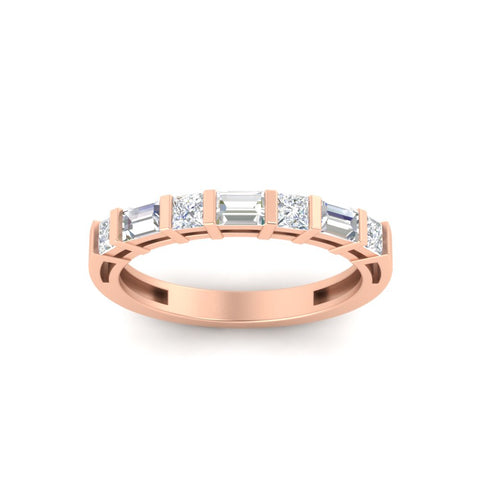 princess-and-baguette-diamond-bar-set-wedding-band-in-rose-gold-FD11342BANGLE5-NL-RG