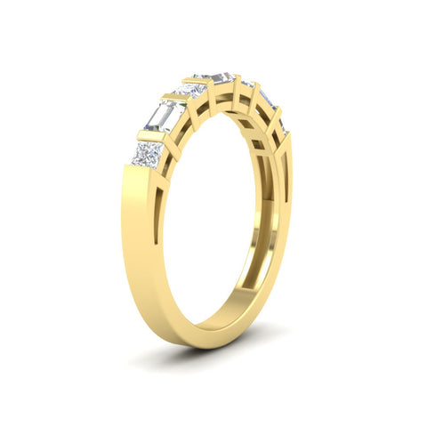 princess-and-baguette-diamond-bar-set-wedding-band-in-yellow-gold-FD11342BANGLE2-NL-YG