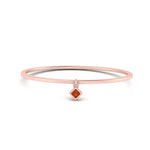 Load image into Gallery viewer, princess-charm-stacking-orange-sapphire-thin-ring-in-rose-gold-FD9392RORGSAOR-NL-RG.jpg
