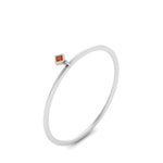 Load image into Gallery viewer, princess-charm-stacking-orange-sapphire-thin-ring-in-white-gold-FD9392RORGSAOR-NL-WG.jpg
