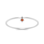 Load image into Gallery viewer, princess-charm-stacking-orange-sapphire-thin-ring-in-white-gold-FD9392RORGSAOR-NL-WG.jpg
