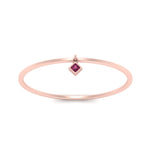 Load image into Gallery viewer, princess-charm-stacking-pink-sapphire-thin-ring-in-rose-gold-FD9392RORGSADRPI-NL-RG.jpg

