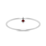 Load image into Gallery viewer, princess-charm-stacking-ruby-thin-ring-in-white-gold-FD9392RORGRUDR-NL-WG.jpg
