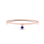 Load image into Gallery viewer, princess-charm-stacking-sapphire-thin-ring-in-rose-gold-FD9392RORGSABL-NL-RG.jpg
