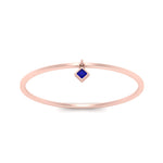 Load image into Gallery viewer, princess-charm-stacking-sapphire-thin-ring-in-rose-gold-FD9392RORGSABL-NL-RG.jpg
