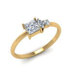 Load image into Gallery viewer, princess-cluster-unique-promise-ring-in-yellow-gold-FD9007PR-NL-YG
