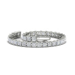 Load image into Gallery viewer, Princess Cut 15 Carat Basket Tennis Bracelet

