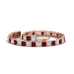Load image into Gallery viewer, princess-cut-15-carat-basket-tennis-bracelet

