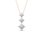 Load image into Gallery viewer, princess-cut-2-carat-3-stone-diamond-necklace-for-women-in-FDPD854ANGLE1-2.00CT-NL-RG
