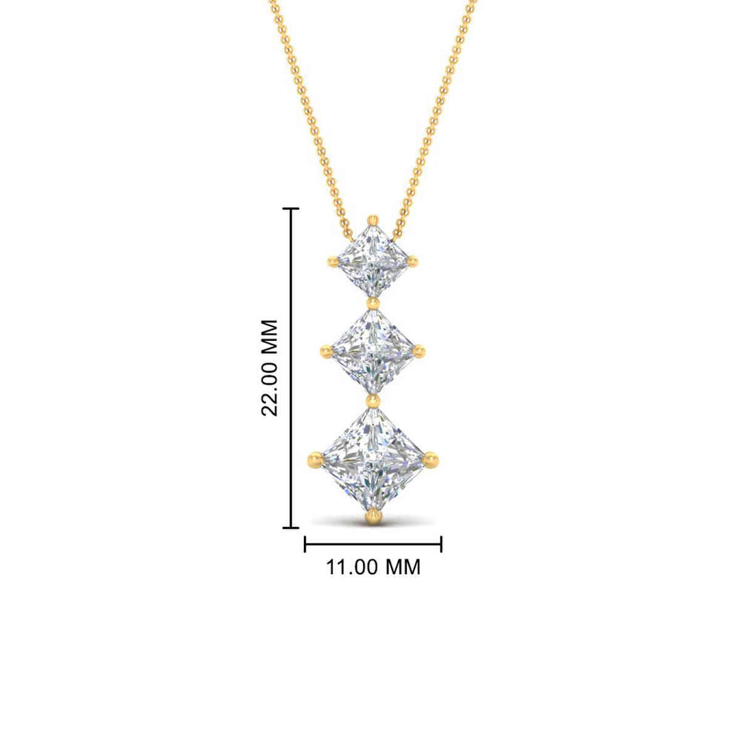 princess-cut-2-carat-3-stone-diamond-necklace-for-women-in-FDPD854ANGLE1-2.00CT-NL-YG