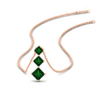 Load image into Gallery viewer, princess-cut-2-carat-3-stone-emerald-necklace-for-women-in-FDPD854GEMGRANGLE1-2.00CT-NL-RG
