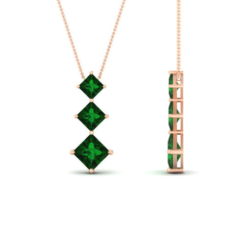 princess-cut-2-carat-3-stone-emerald-necklace-for-women-in-FDPD854GEMGRANGLE1-2.00CT-NL-RG